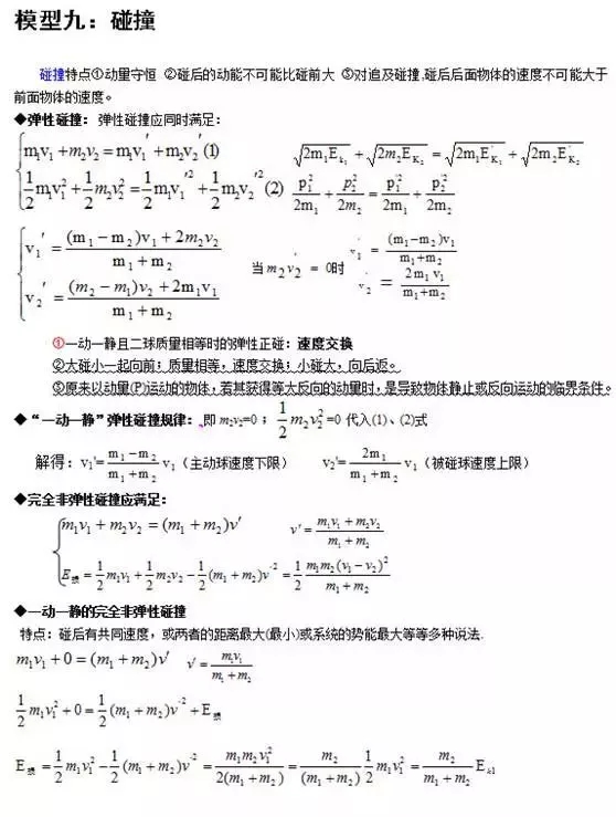 【高中物理】24个考试模型总结！可保存下载打印，建议收藏！(图10)