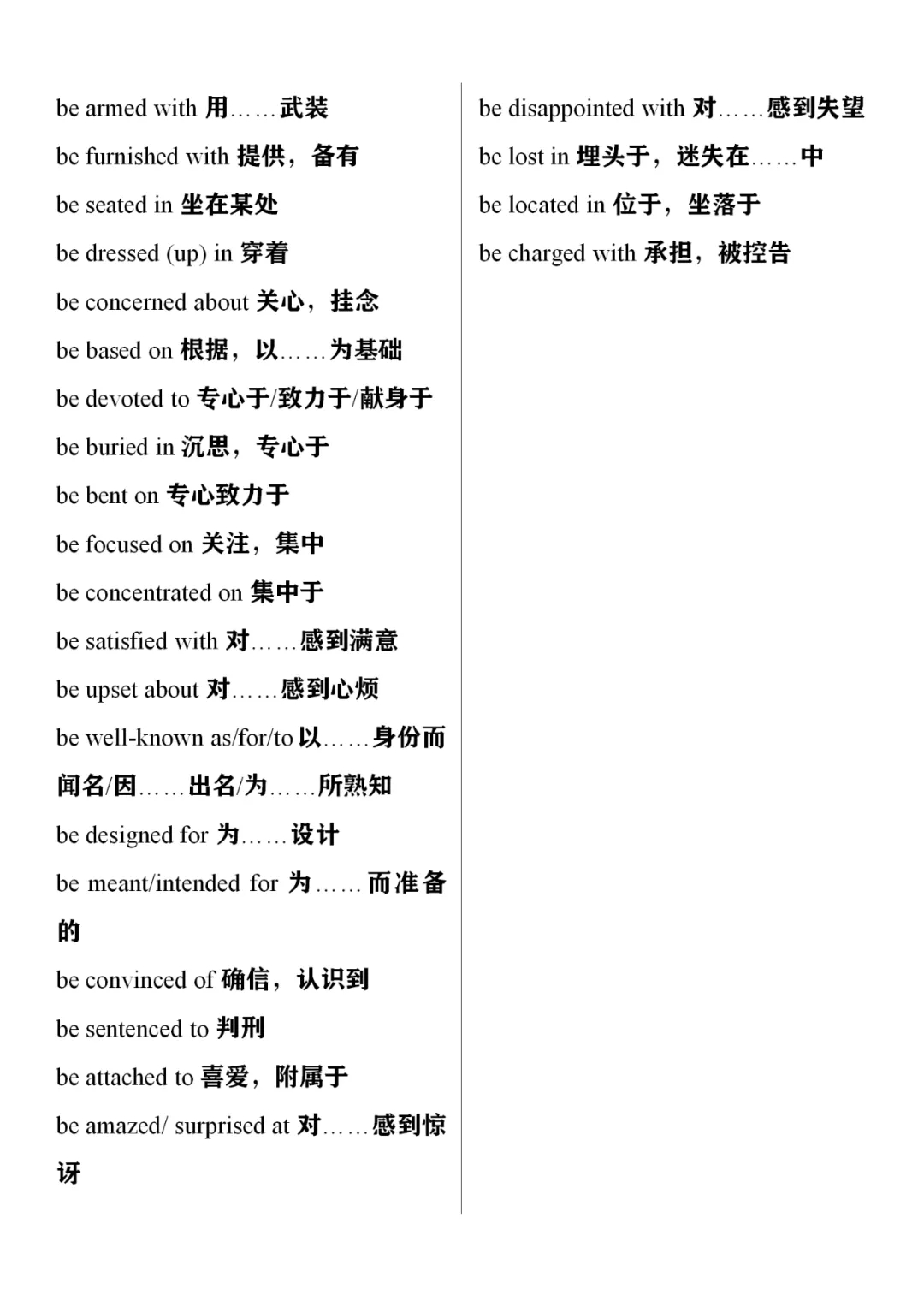 【高中英语】核心短语归类记忆，中等生务必收藏！(图17)