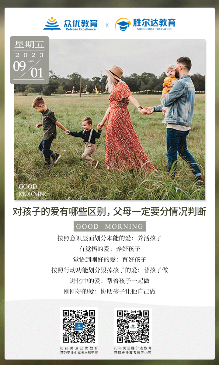 【家庭教育】对孩子的爱有哪些区别，父母一定要分情况判断(图1)