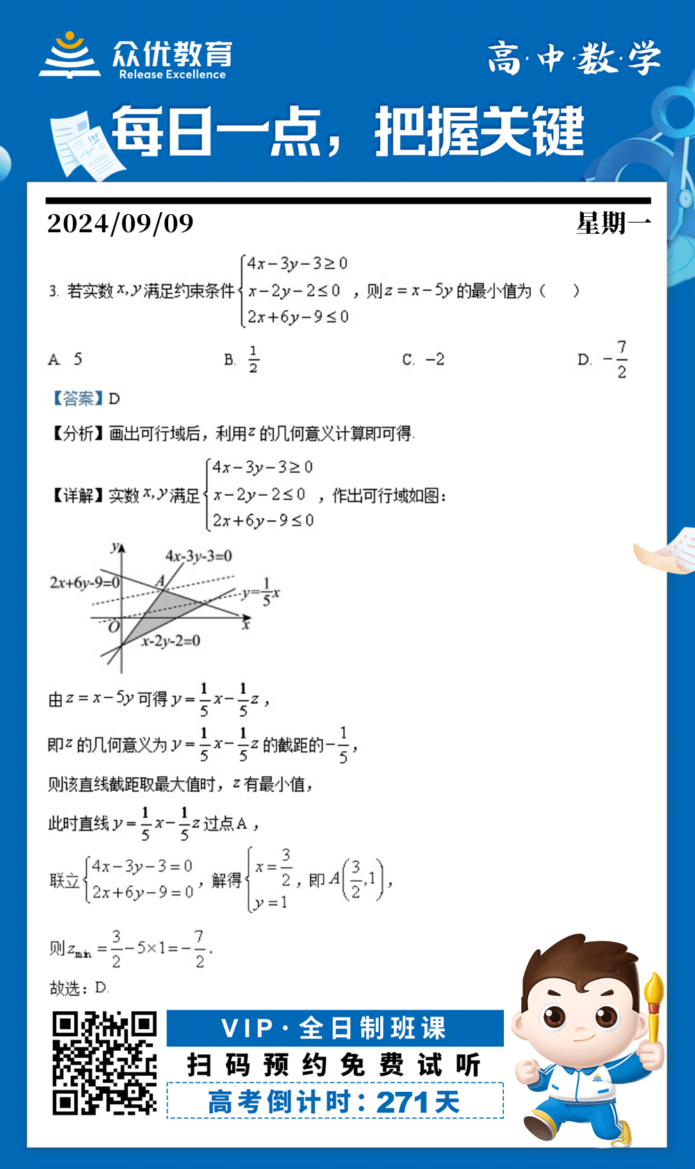 【高中数学 · 每日一练】：考查数形结合(图1)
